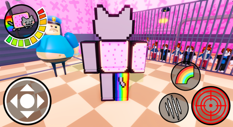 🌈 NYAN CAT'S PRISON RUN OBBY screenshot