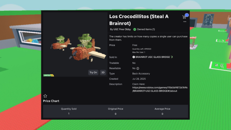BRAINROT UGC GLASS BRIDGE 🐊 screenshot