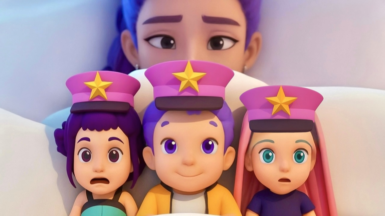 💜BABY KPOP DEMON HUNTERS FAMILY PRISON RUN!(Obby) screenshot