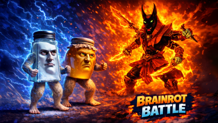 Fight Monsters with Brainrots screenshot