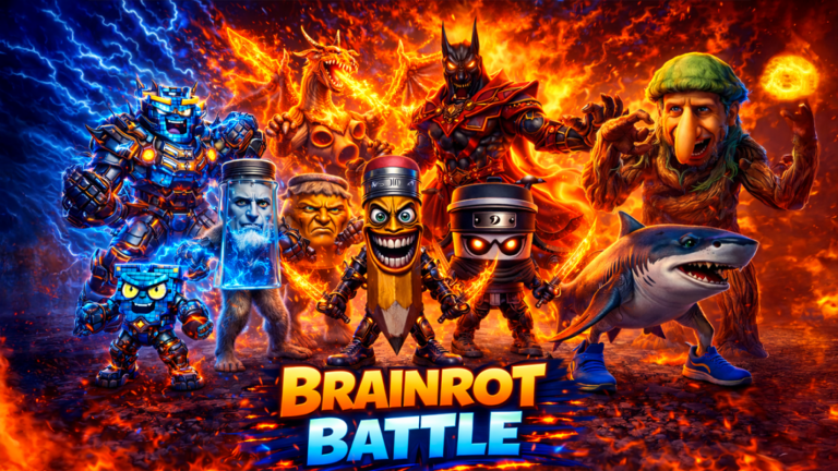 Fight Monsters with Brainrots screenshot