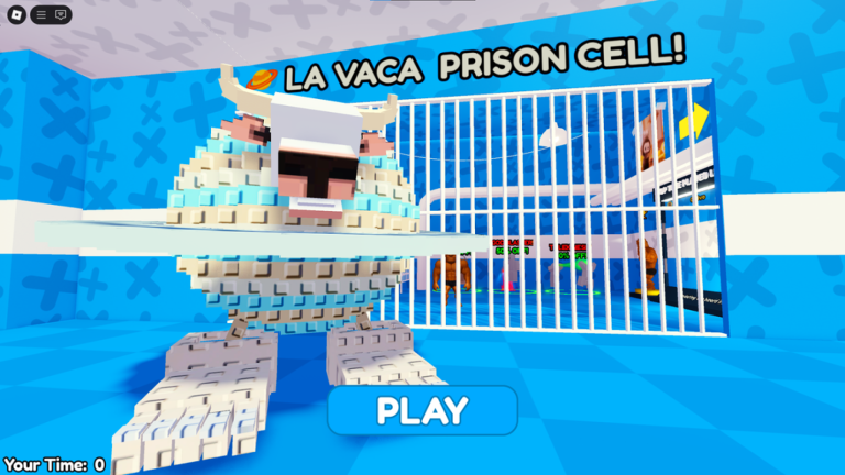 🪐 LA VACA'S STEAL A BRAINROT PRISON RUN! (Obby) screenshot