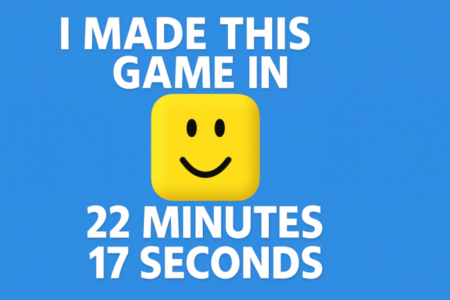 I made this Game in 22 Minutes and 17 Seconds screenshot