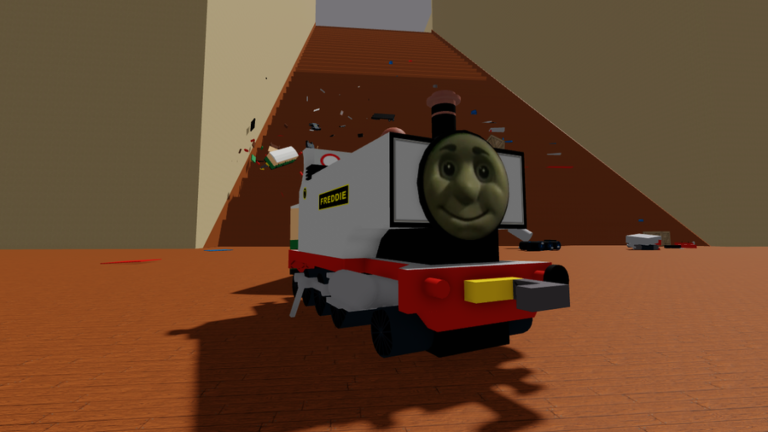 Drive Trains Down the Stairs screenshot