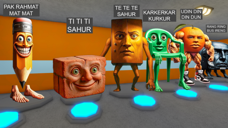 ☕️ 999 BRAINROT FAMILY PRISON RUN! (Obby) screenshot