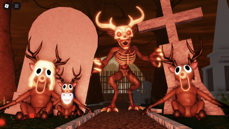 [🎅]99 NIGHTS IN THE FOREST FAMILY POLICE PRISON! screenshot