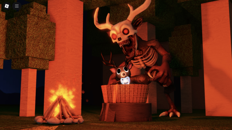 [🎅]99 NIGHTS IN THE FOREST FAMILY POLICE PRISON! screenshot