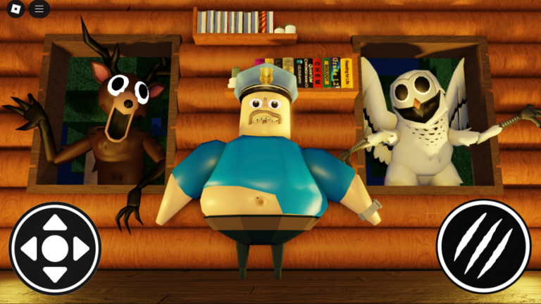 [🎅]99 NIGHTS IN THE FOREST FAMILY POLICE PRISON! screenshot