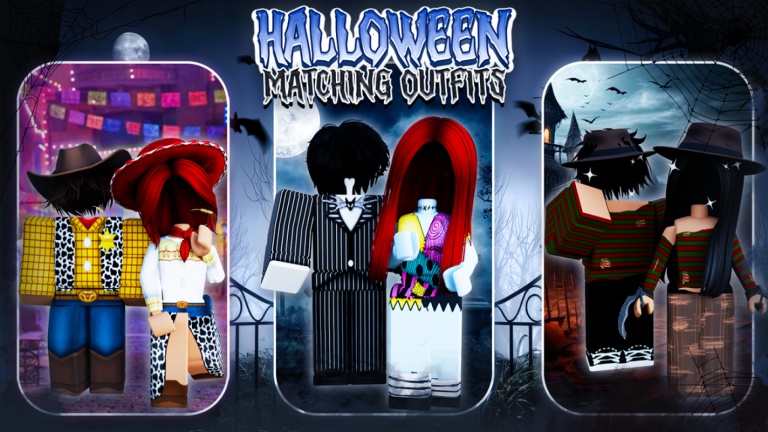 🎃 HALLOWEEN! Matching Outfits Costume Ideas 🎃 screenshot