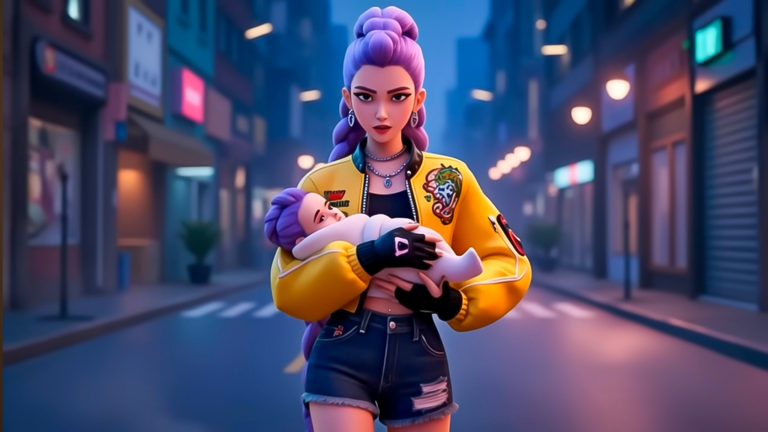 💜  BABY RUMI FAMILY PRISON RUN ESCAPE! (Obby) screenshot