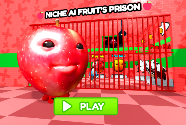 🍎 NICHE AI FRUIT'S PRISON RUN OBBY screenshot