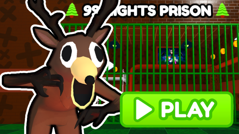 🌲 99 NIGHTS IN THE FOREST PRISON RUN OBBY 🌲 screenshot