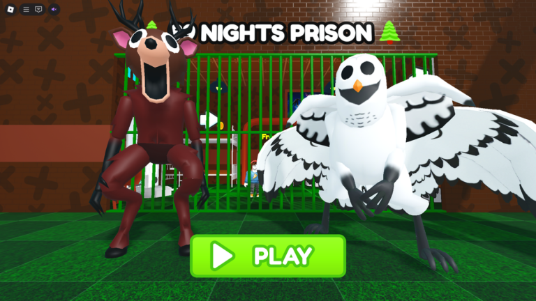 🌲 99 NIGHTS IN THE FOREST PRISON RUN OBBY 🌲 screenshot