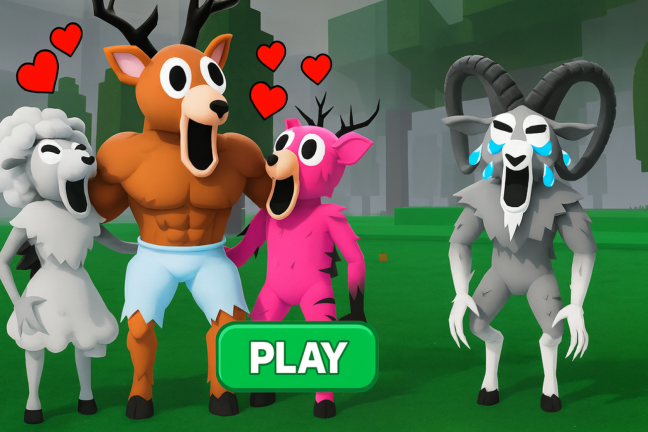 🦌🦉99 NIGHTS IN FOREST PRISON RUN! (OBBY) screenshot