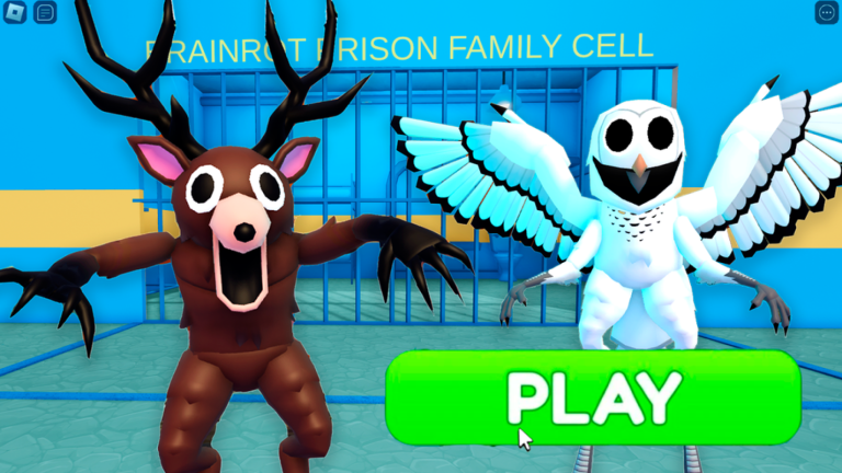 🦌🦉99 NIGHTS IN FOREST PRISON RUN! (OBBY) screenshot