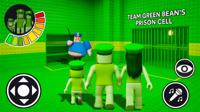 🌱 GREEN BEAN'S FAMILY PRISON RUN! (Obby) screenshot