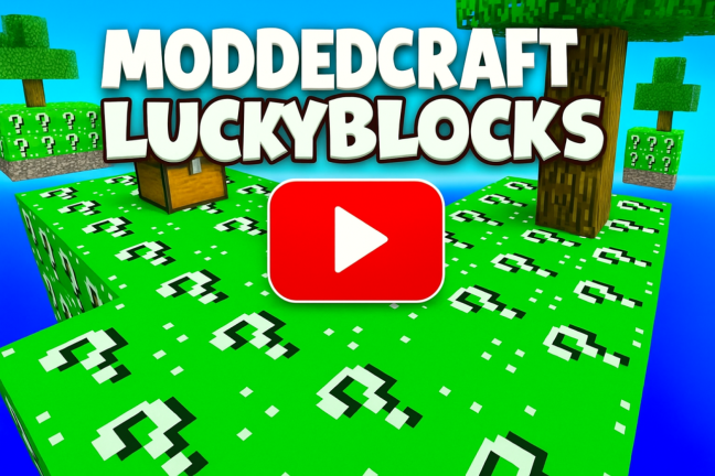 ⛏️ModdedCraft💚 (EMERALD LUCKY BLOCKS) screenshot