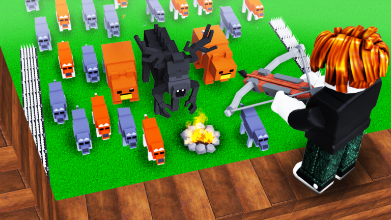 [⚔️] Build and Survive the Forest! screenshot