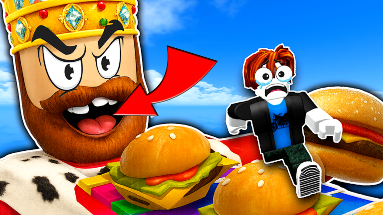 🍔 ESCAPE MEGA FAT GUY OBBY! [STORY] screenshot
