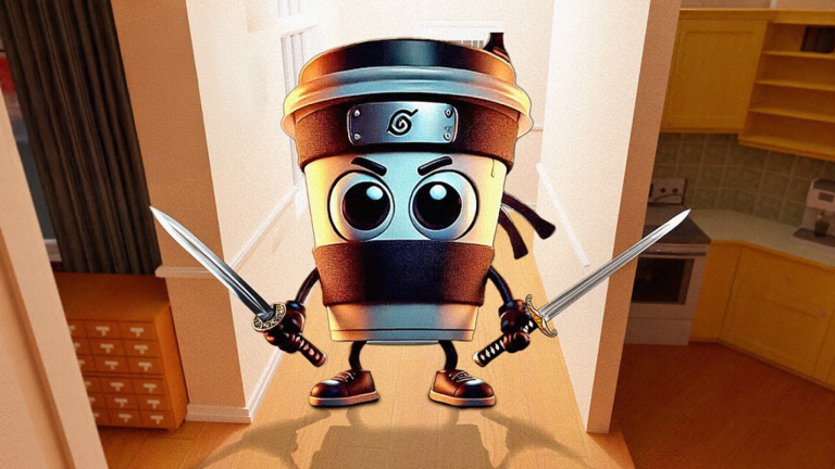 RUN FROM CAPPUCCINO ASSASSINO! (OBBY) screenshot