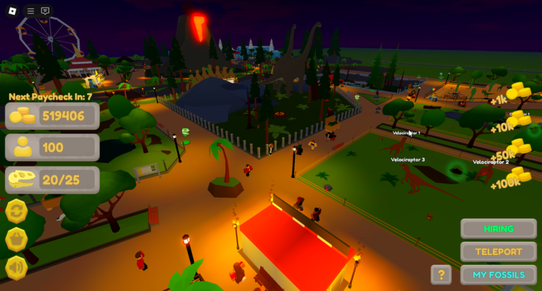 Dino Park: Catch, Build & Profit!🦖2025 screenshot