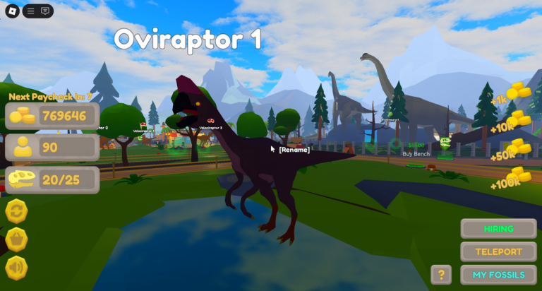 Dino Park: Catch, Build & Profit!🦖2025 screenshot