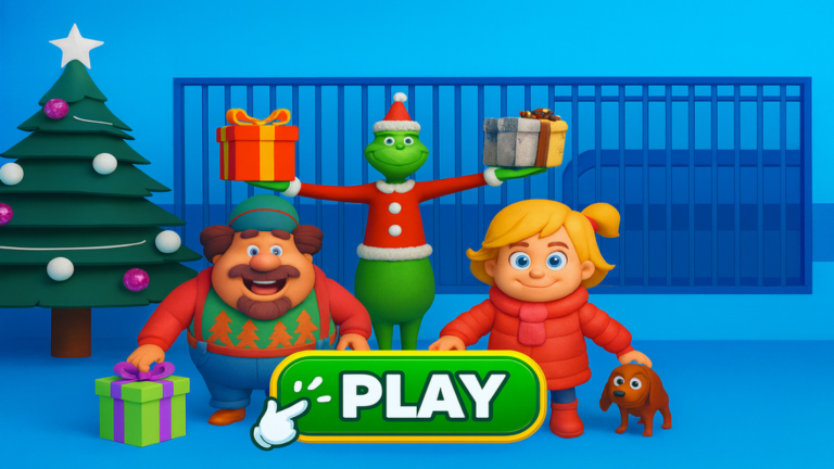 GRINCH FAMILY PRISON RUN! (Obby) screenshot