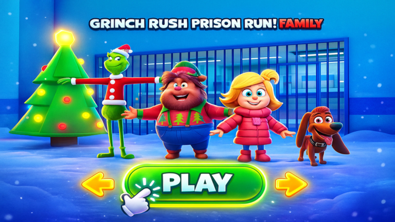 GRINCH FAMILY PRISON RUN! (Obby) screenshot