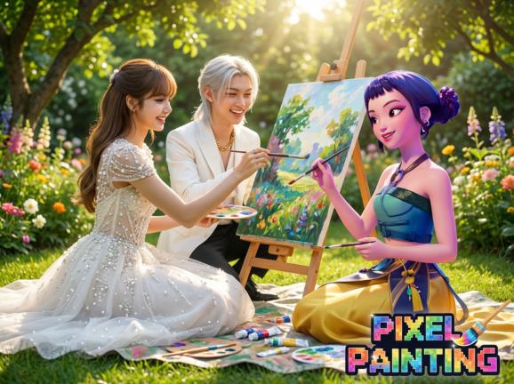 🎨 K-pop Pixel Painting [ITZY UPDATE] screenshot