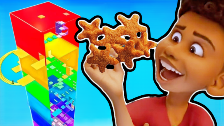 🍗⭐ CHICKEN STARS AURA TROLL TOWER! screenshot