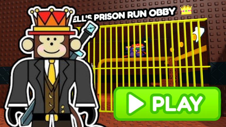 🐵 JANDELL'S PRISON RUN OBBY  👑 screenshot