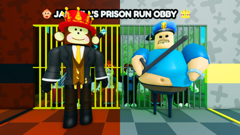 🐵 JANDELL'S PRISON RUN OBBY  👑 screenshot