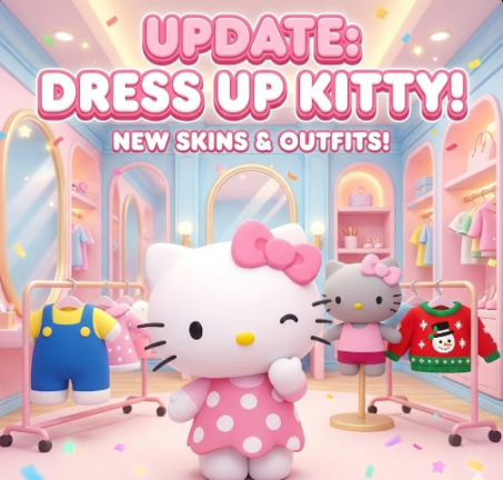 [DRESS UP🎀]  Hello Kitty Obby  screenshot