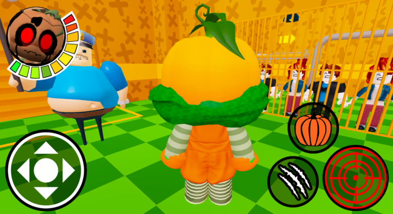 🎃 GORDY'S PRISON RUN OBBY 🎃 screenshot