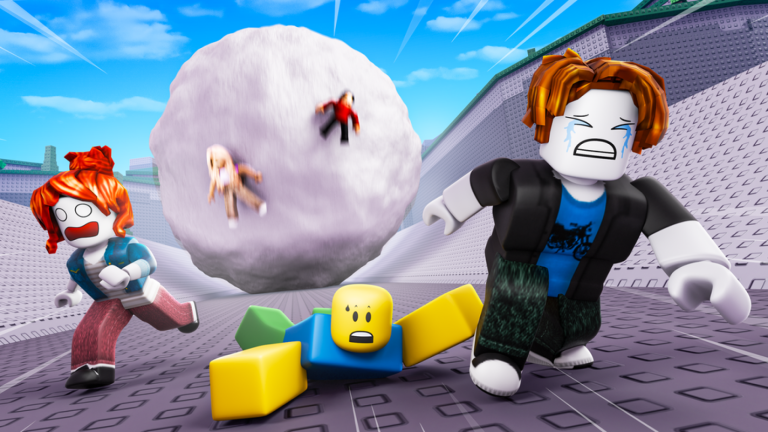 Survive The Giant Snowball! screenshot