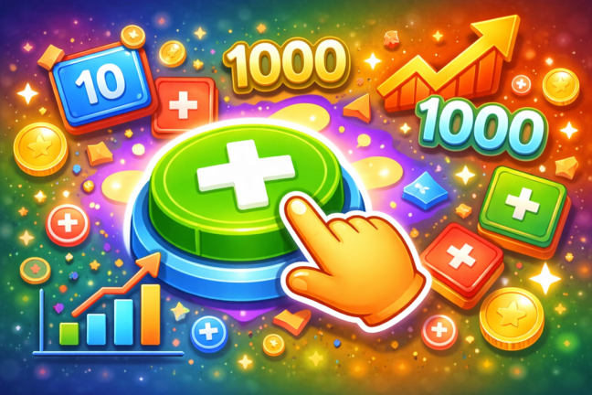 Press Buttons To Grow Numbers 2! 🛑 screenshot