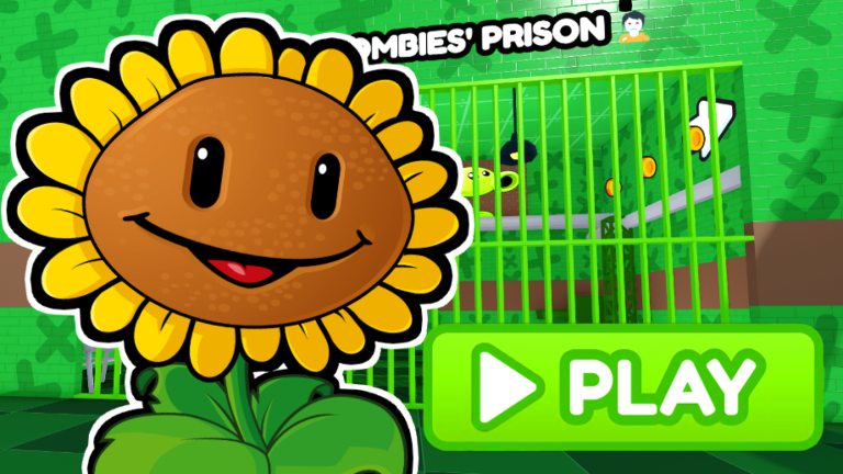 🌻 PLANTS VS ZOMBIES' PRISON RUN OBBY 🧟 screenshot
