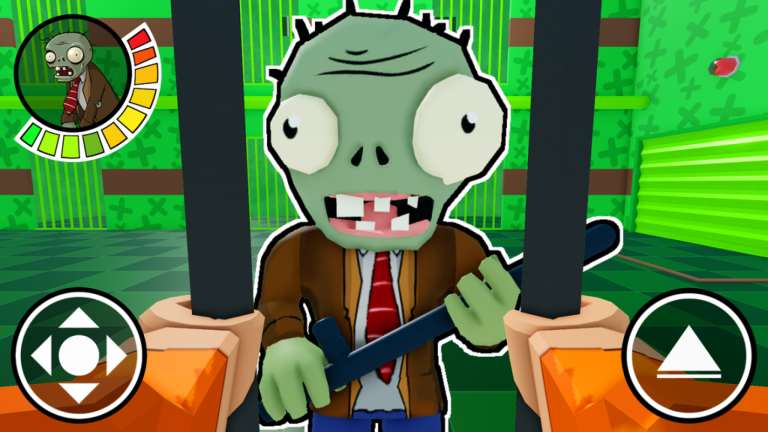 🌻 PLANTS VS ZOMBIES' PRISON RUN OBBY 🧟 screenshot
