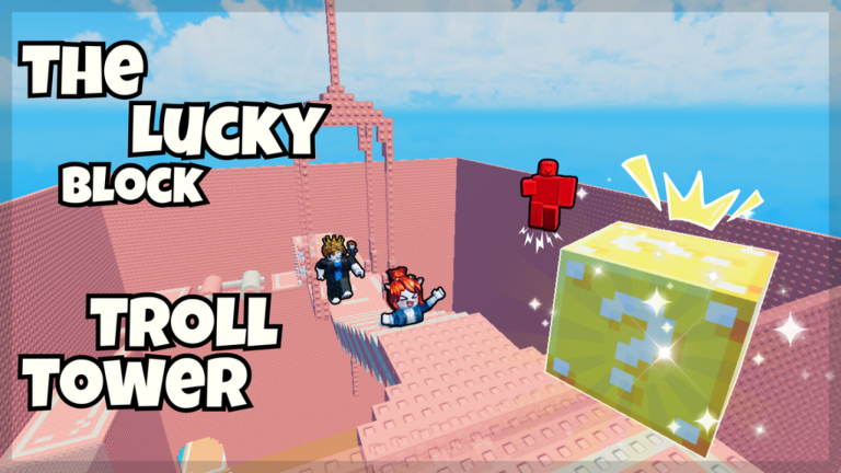 [NEW 🎁] Lucky Block Troll Tower  screenshot