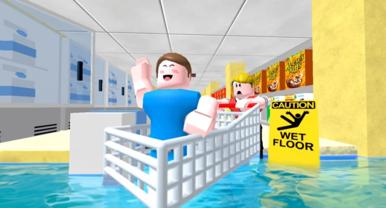 Escape The Underwater Supermarket Obby! screenshot