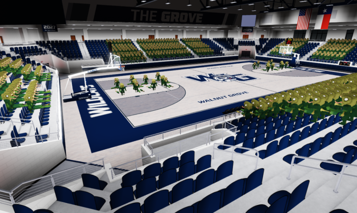 basketball court full of oozing oscars screenshot