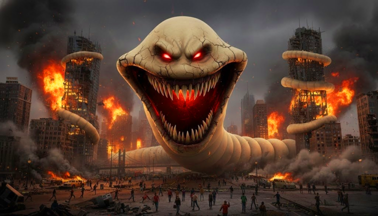 🪱 SURVIVE HUNGRY WORM THE KILLER!!! 🪱  screenshot