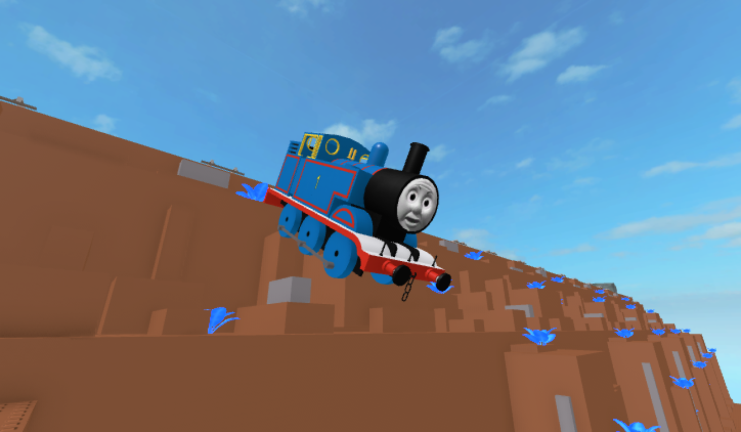 drive thomas & friends off a cliff! screenshot