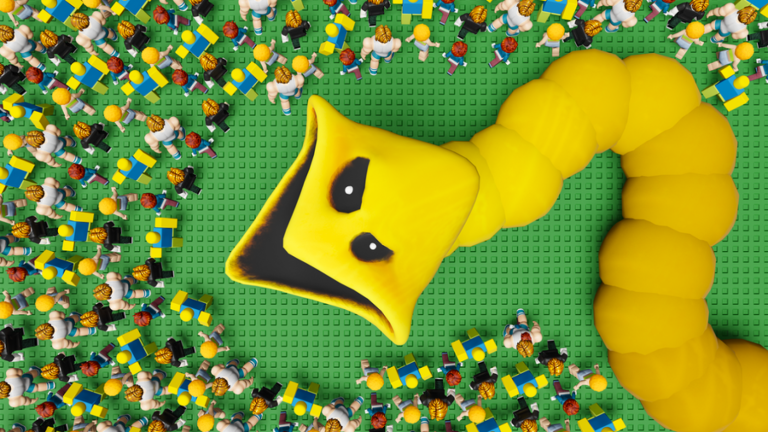 100 Players Enter Hungry Worm screenshot