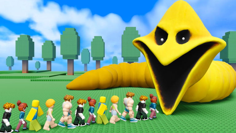 100 Players Enter Hungry Worm screenshot
