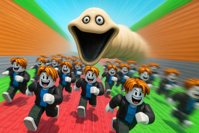 Don't Get Eaten By Hungry Worm screenshot