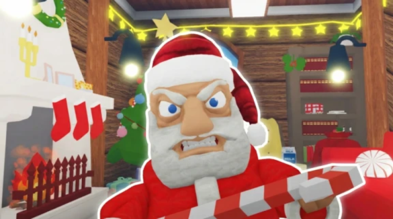 EVIL SANTA ESCAPE! (CHRISTMAS OBBY!) screenshot