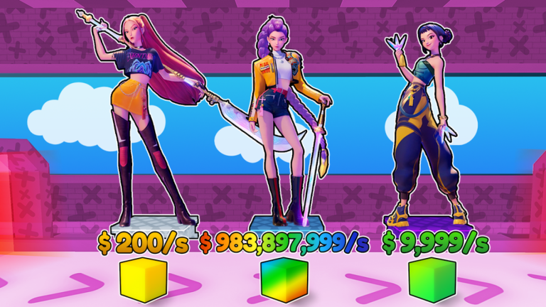 2 Player KPOP Demon Hunters Tycoon 🎶 screenshot