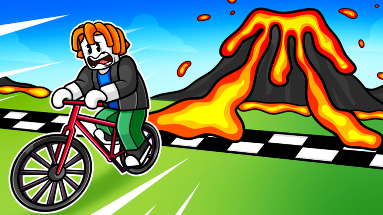 Escape the Lava on Bike screenshot