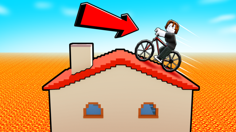Escape the Lava on Bike screenshot
